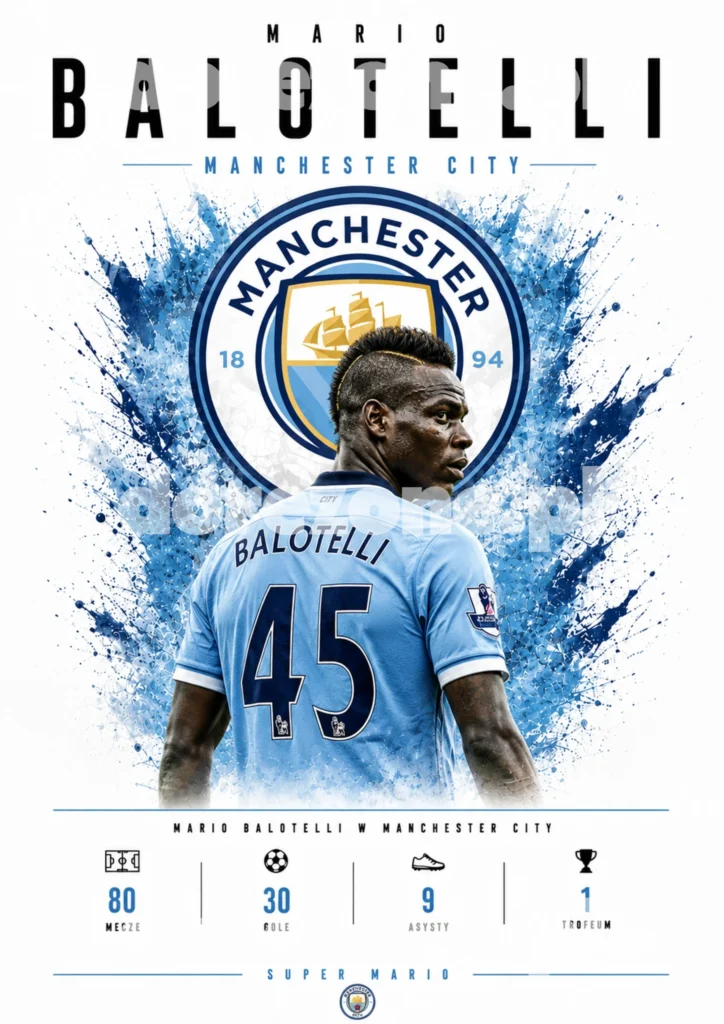Plakat A3 Mario Balotelli