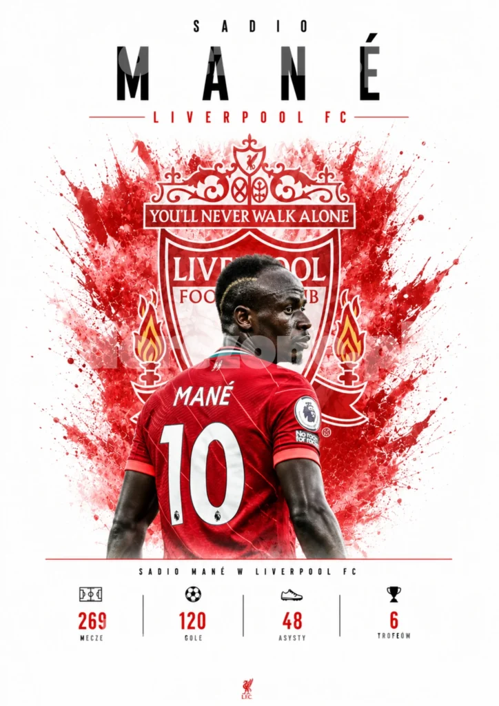 Plakat A3 Sadio Mane