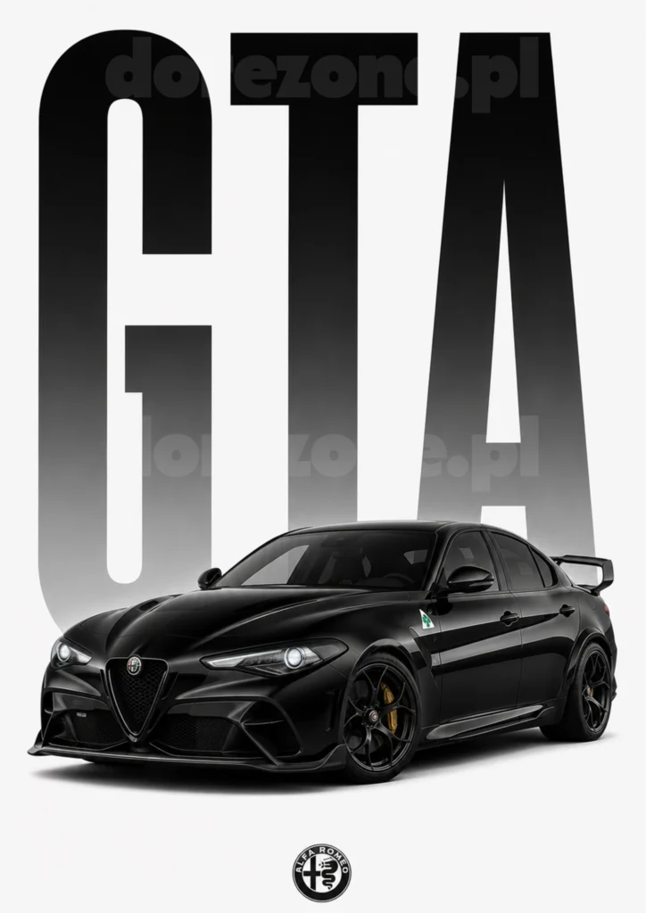 Car Prestige Plakat A3 Alfa Romeo Giulia GTA