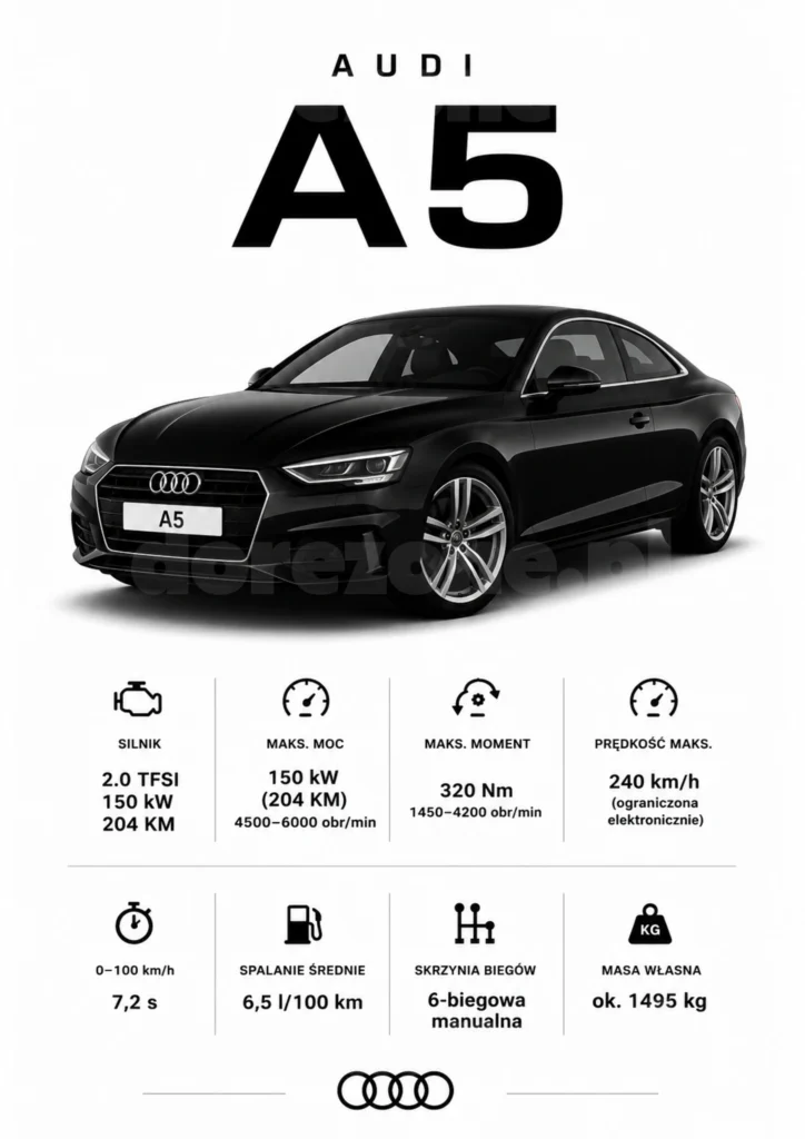 Plakat A3 Audi A5