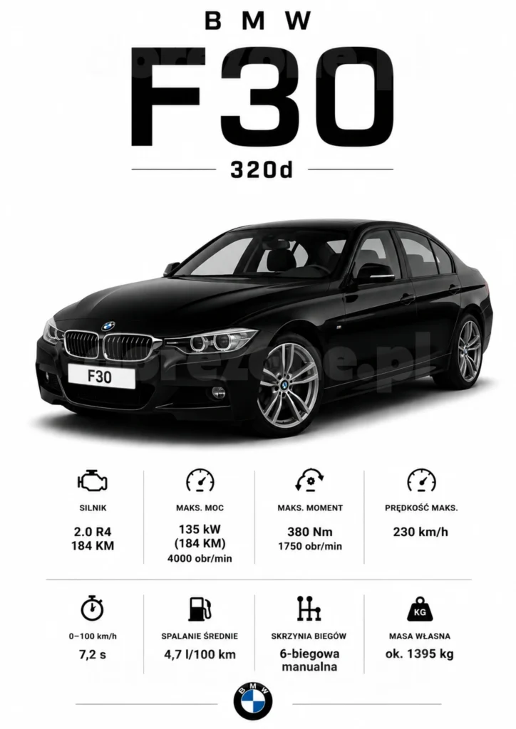 Plakat A3 BMW F30