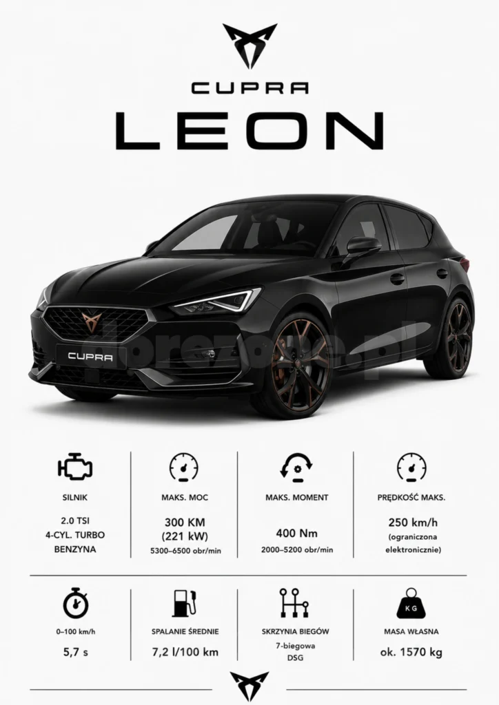 Plakat A3 Cupra Leon