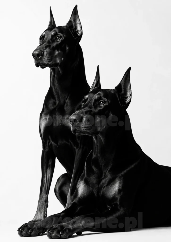 Plakat A3 Doberman's