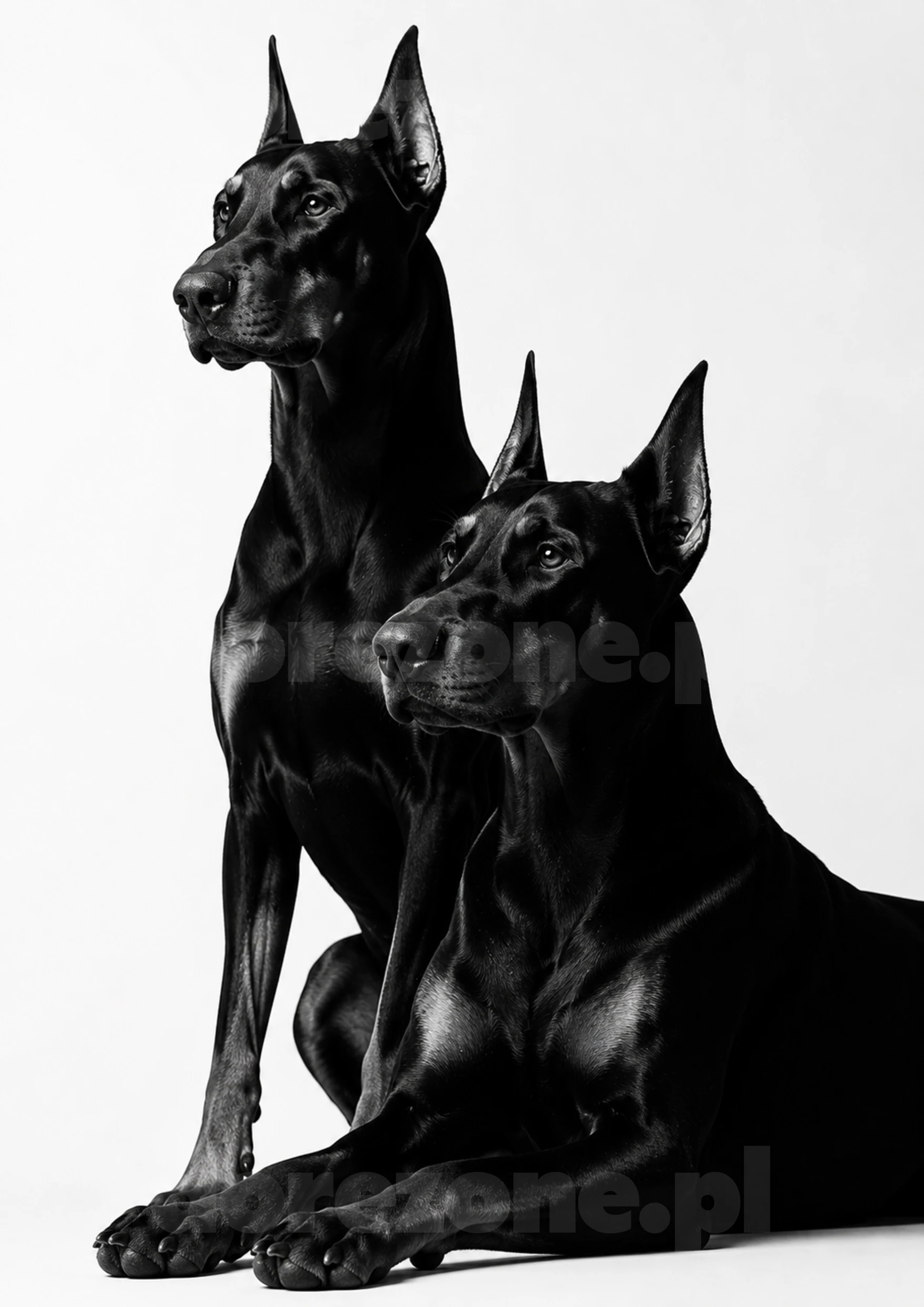 Plakat A3 Doberman's
