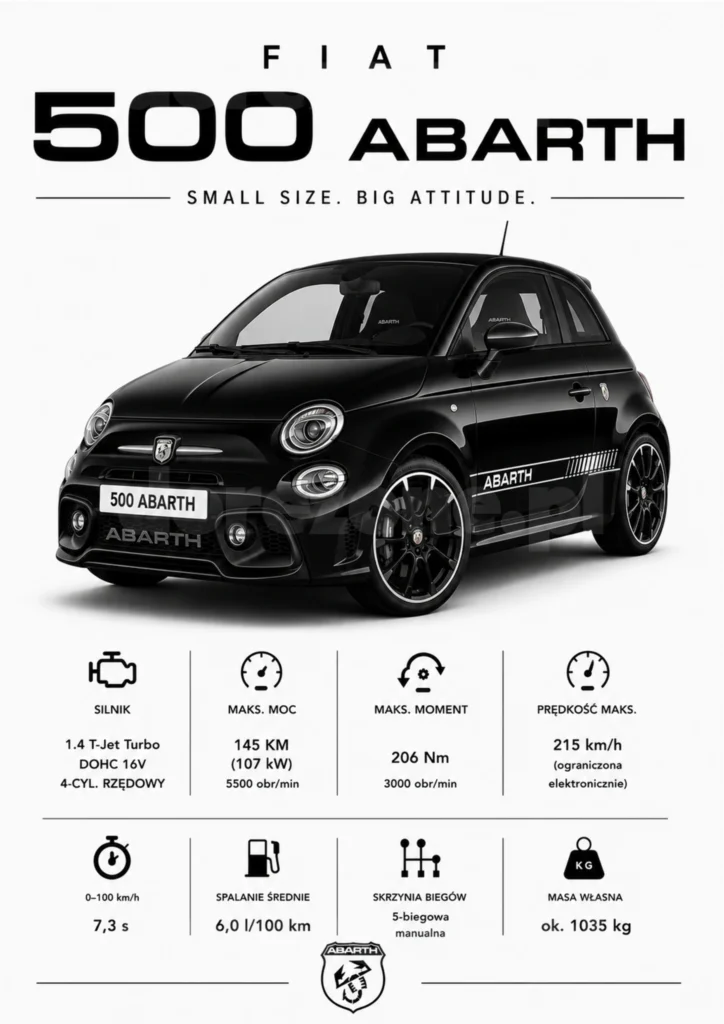 Plakat A3 Fiat 500