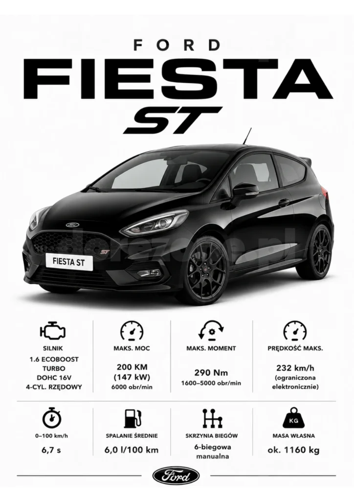 Plakat A3 Ford Fiesta ST