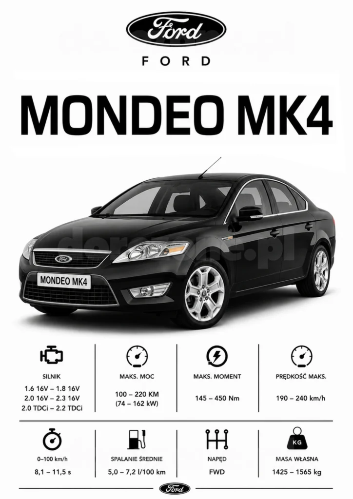 Plakat A3 Ford Mondeo Mk4