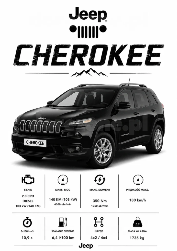Plakat A3 Jeep Cherokee