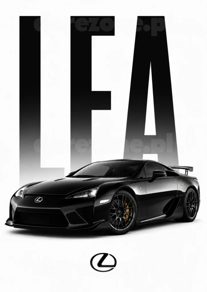 Car Prestige Plakat A3 Lexus LFA