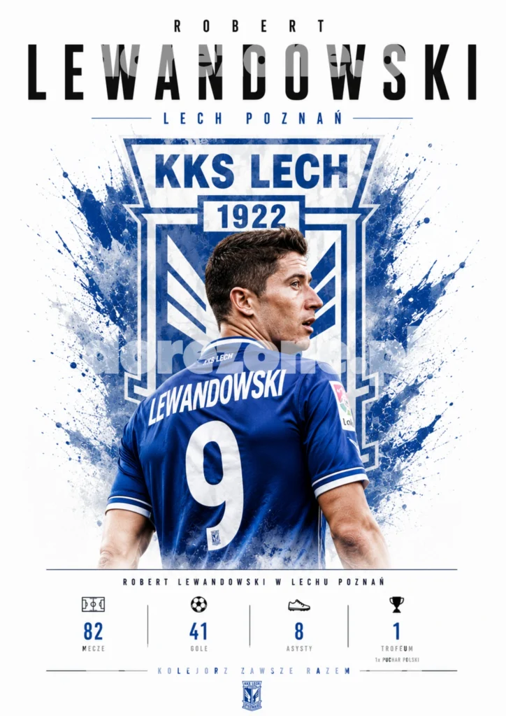 Plakat A3 Robert Lewandowski