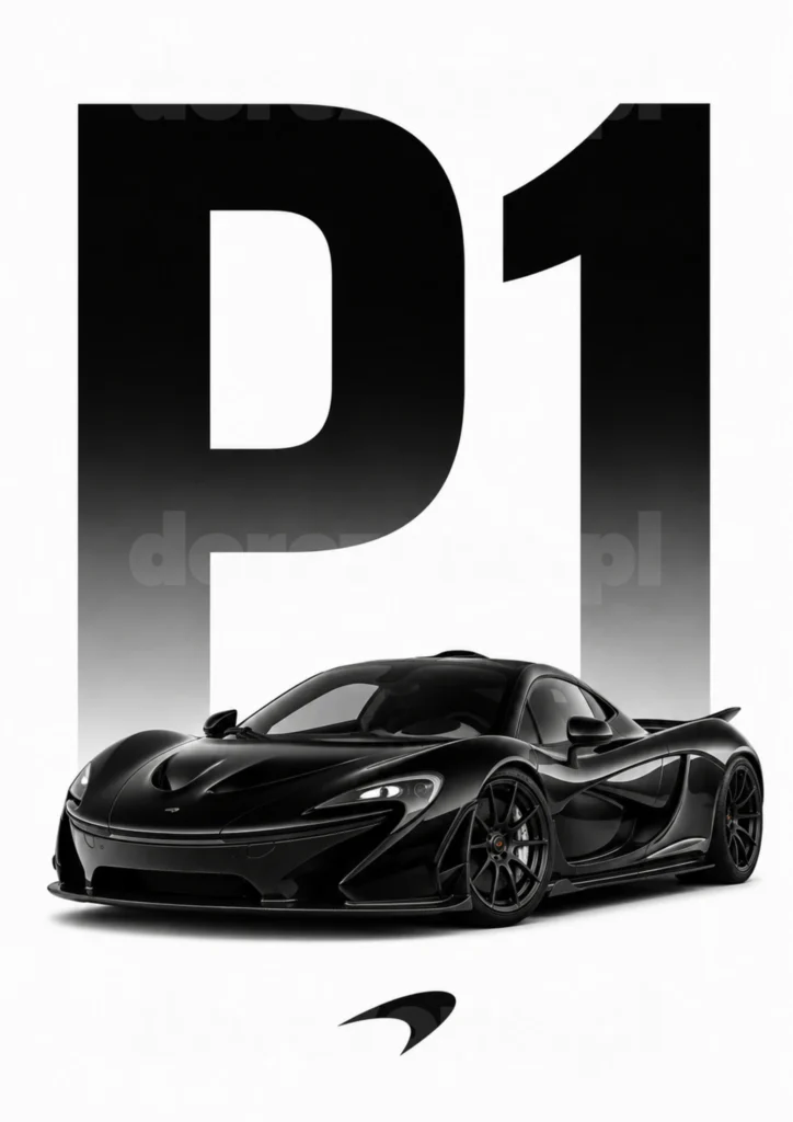 Car Prestige Plakat A3 McLaren P1