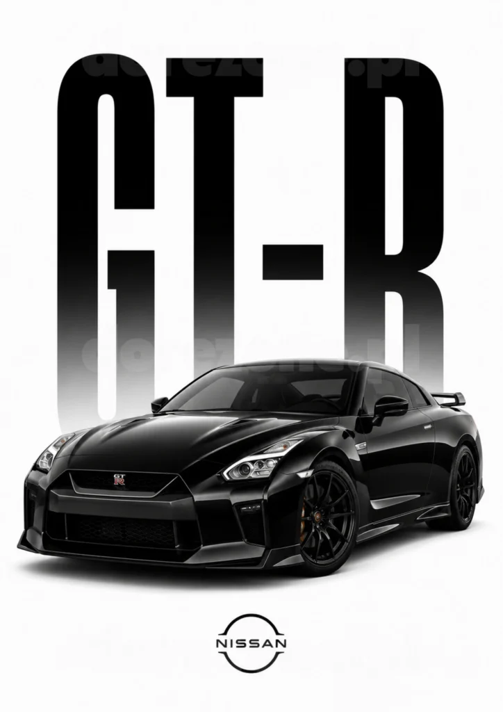 Car Prestige Plakat A3 Nissan GT-R