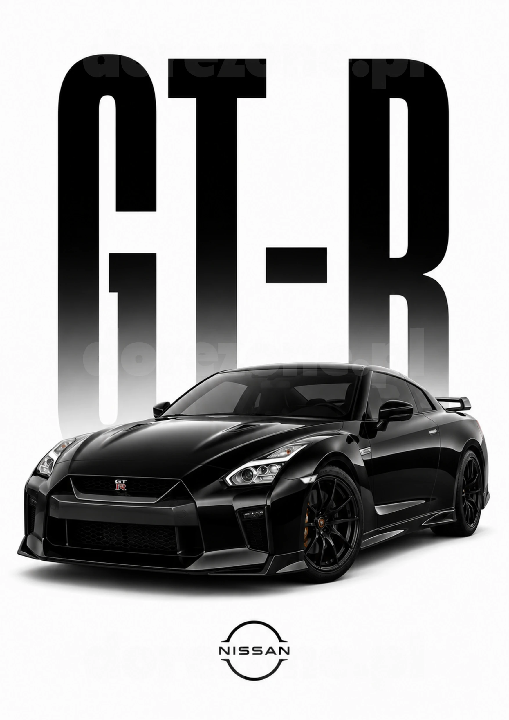 Car Prestige Plakat A3 Nissan GT-R