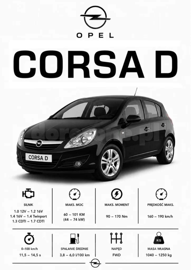 Plakat A3 Opel Corsa D