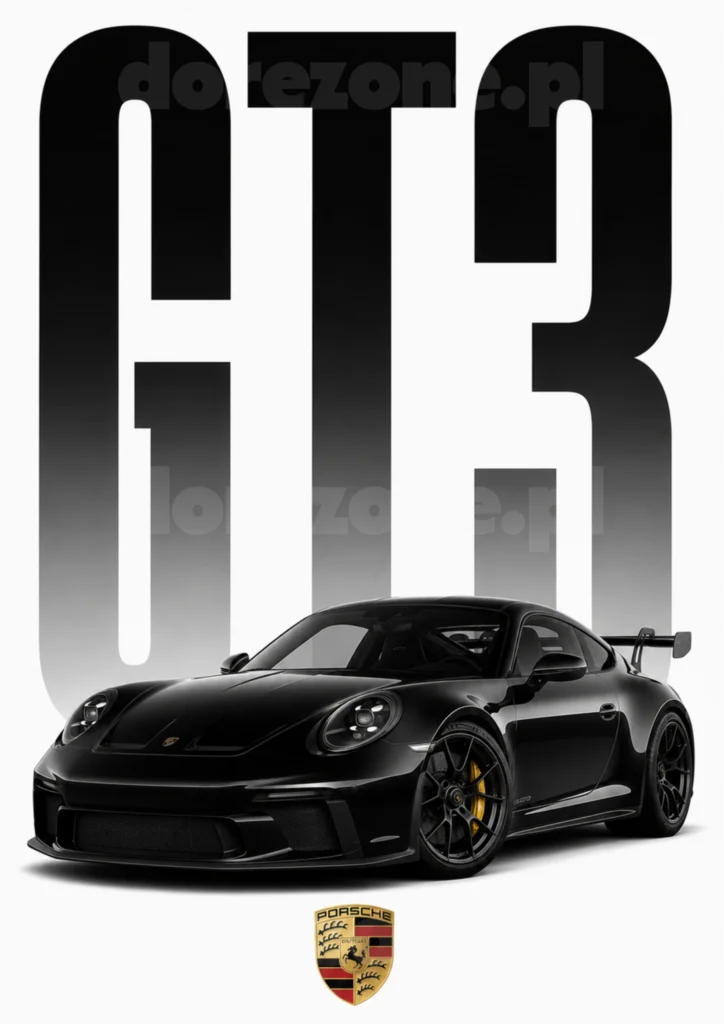Car Prestige Plakat A3 Porsche 911 GT3