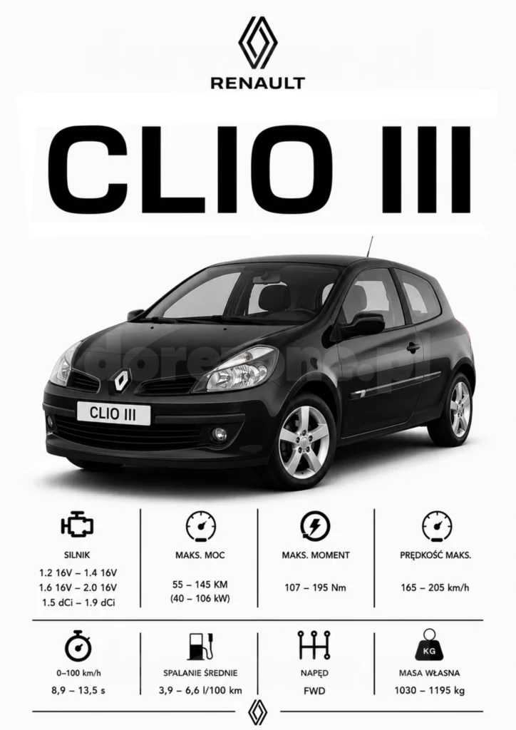 Plakat A3 Renault Clio III