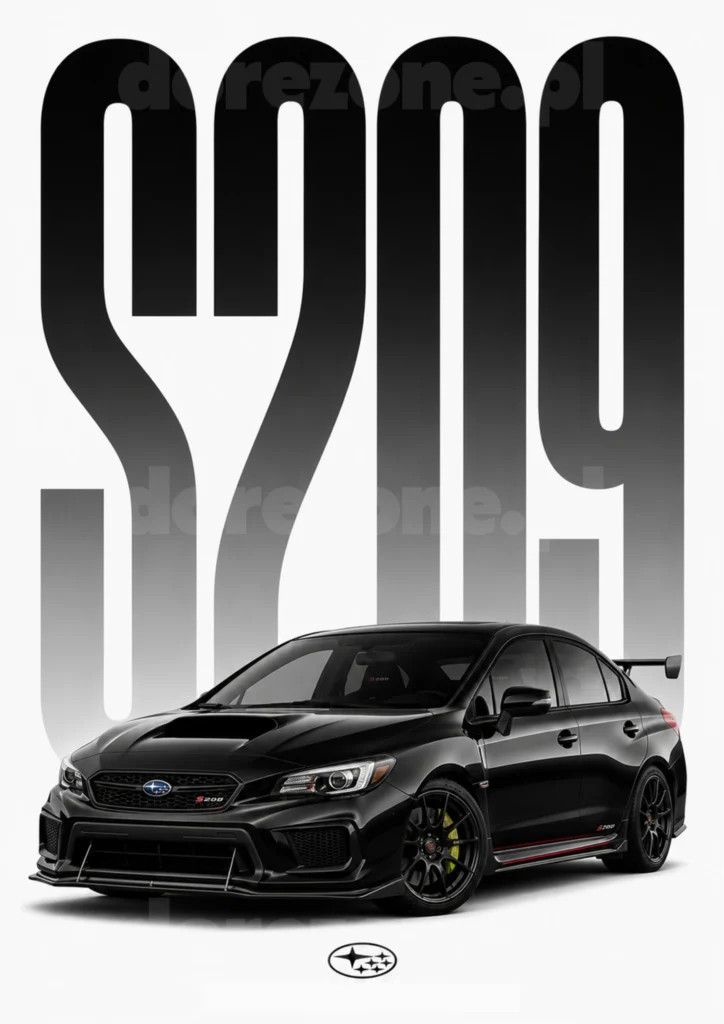 Car Prestige Plakat A3 Subaru WXR STI S209