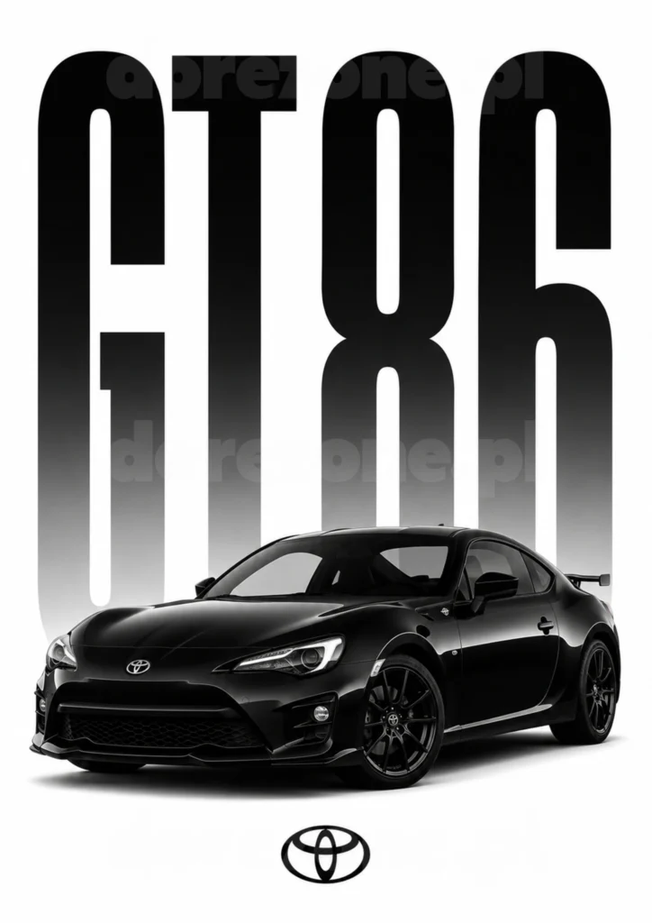Car Prestige Plakat A3 Toyota GT86