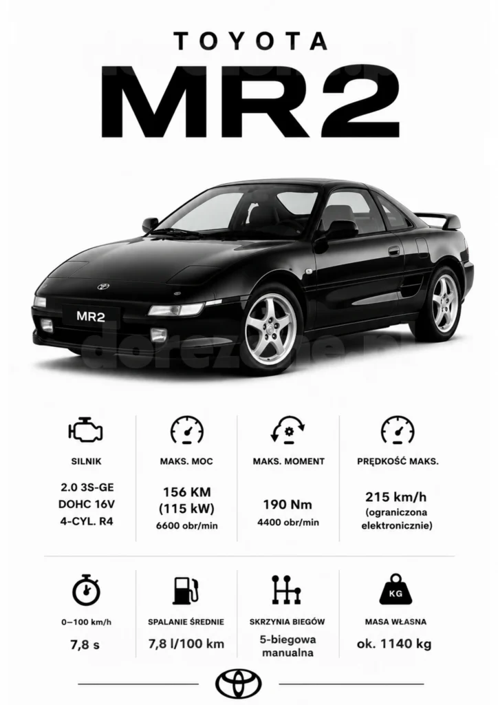 Plakat A3 Toyota MR2