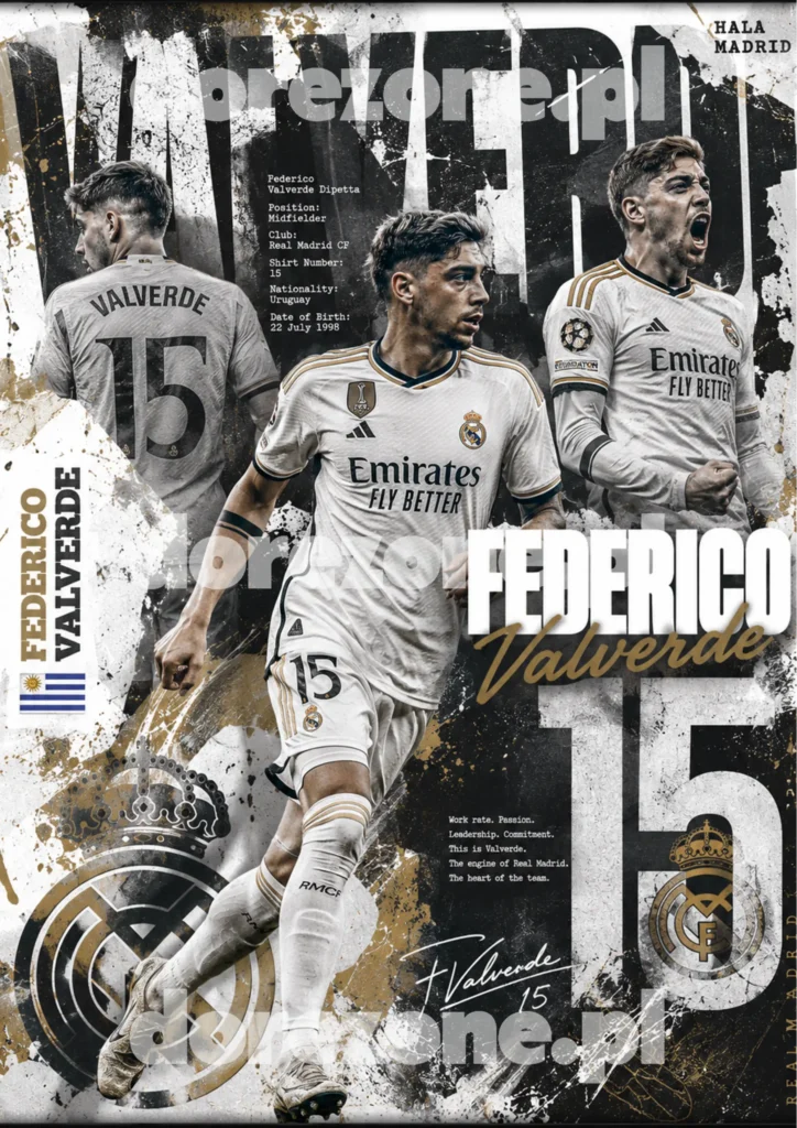 Plakat A3 Federico Valverde