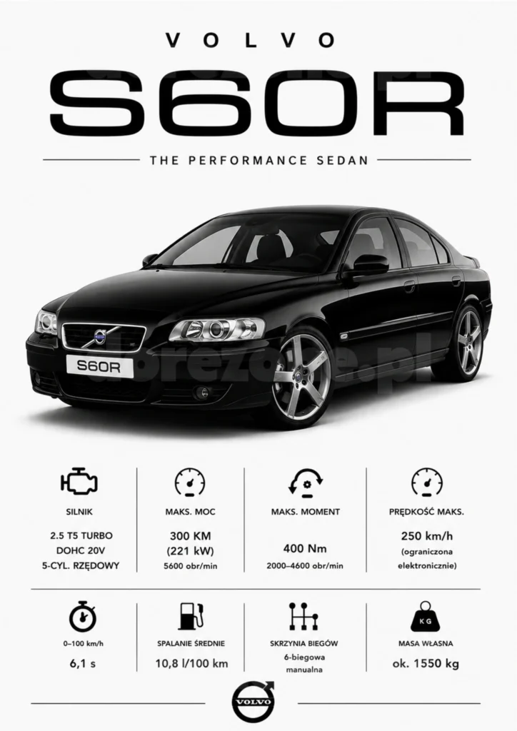 Plakat A3 Volvo S60R