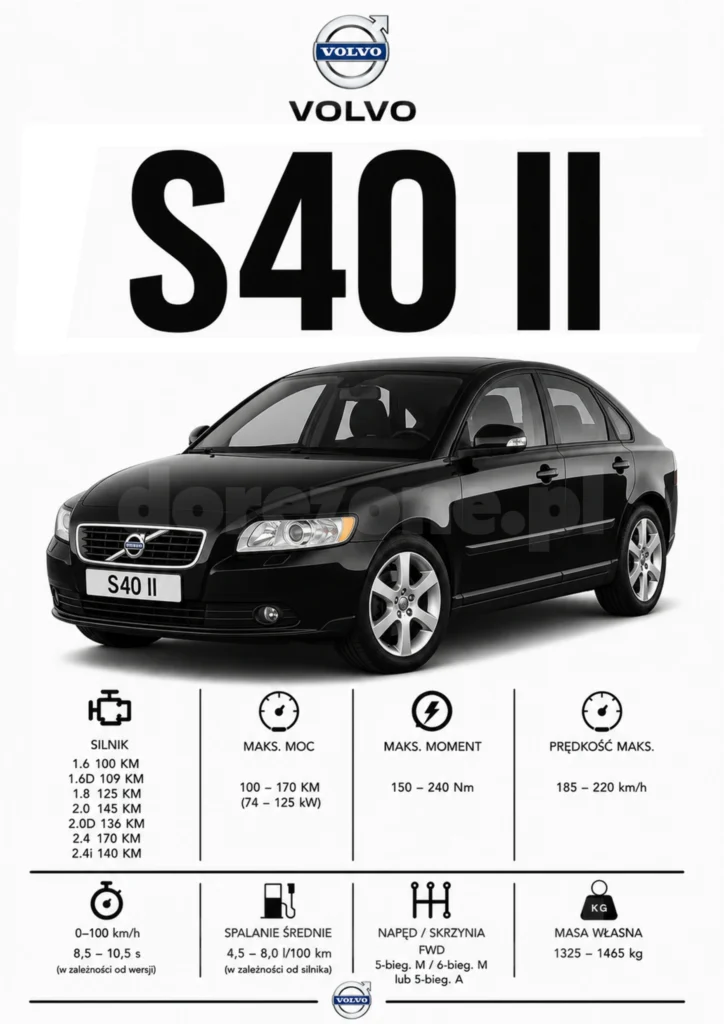 Plakat A3 Volvo S40 II