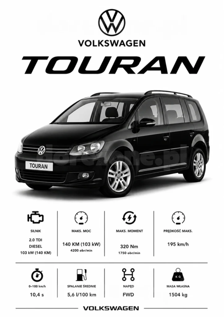 Plakat A3 VW Touran