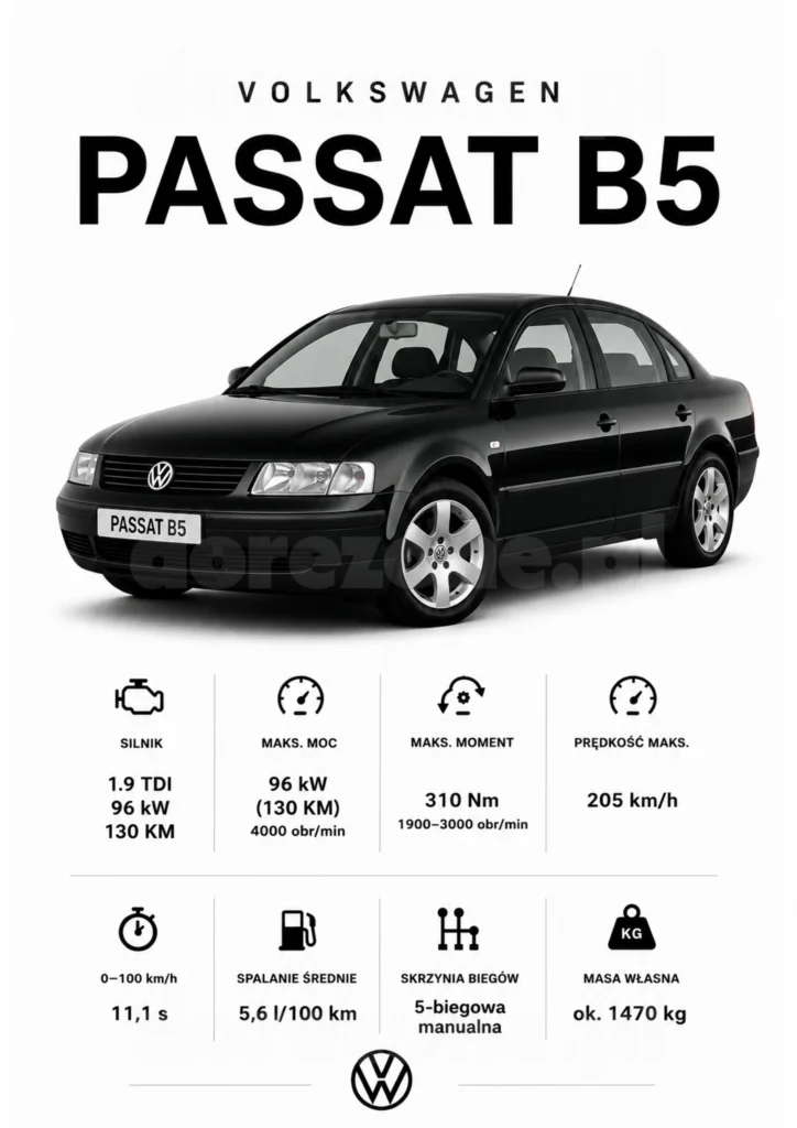 Plakat A3 VW Passat B5