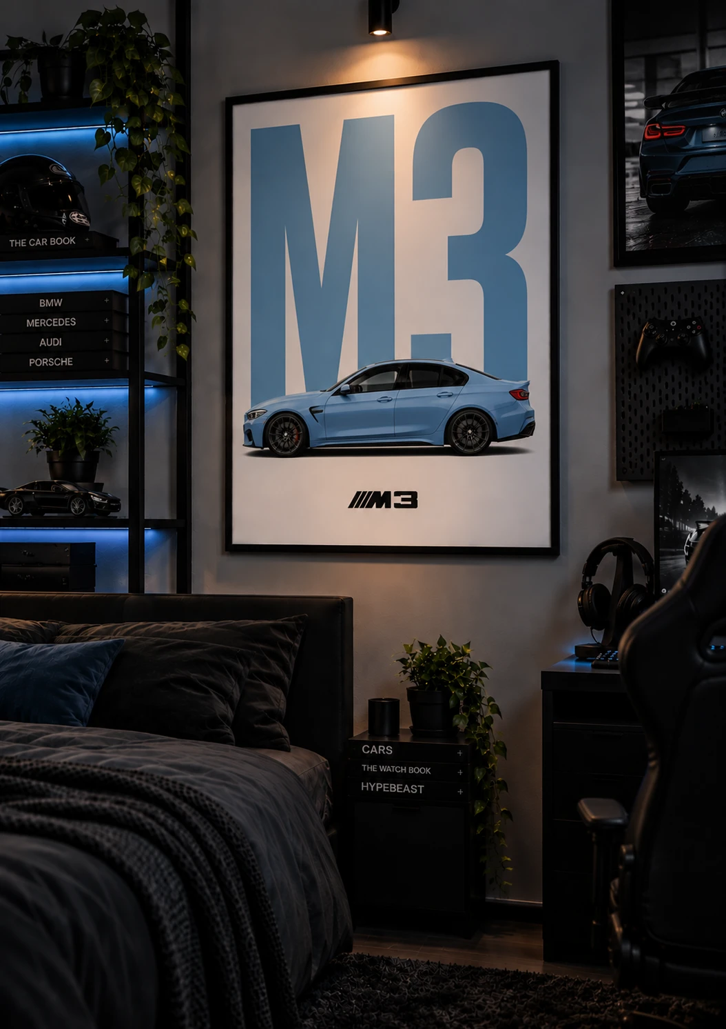 SideCar Plakat B2 BMW M3 - obrazek 2