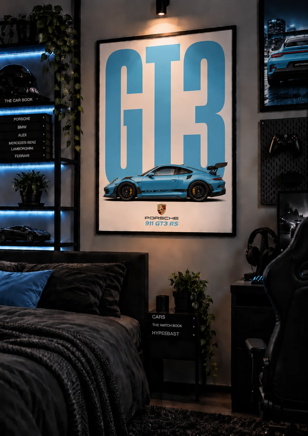 SideCar Plakat B2 Porsche 911 GT3 RS - obrazek 2