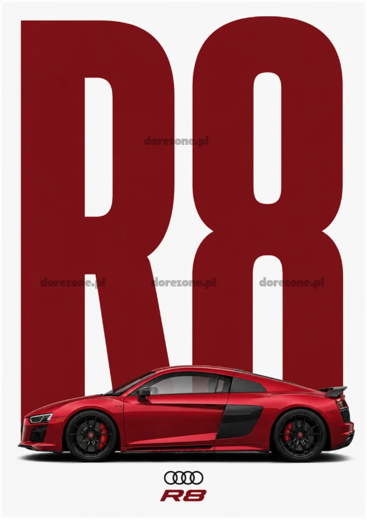 SideCar Plakat B2 Audi R8