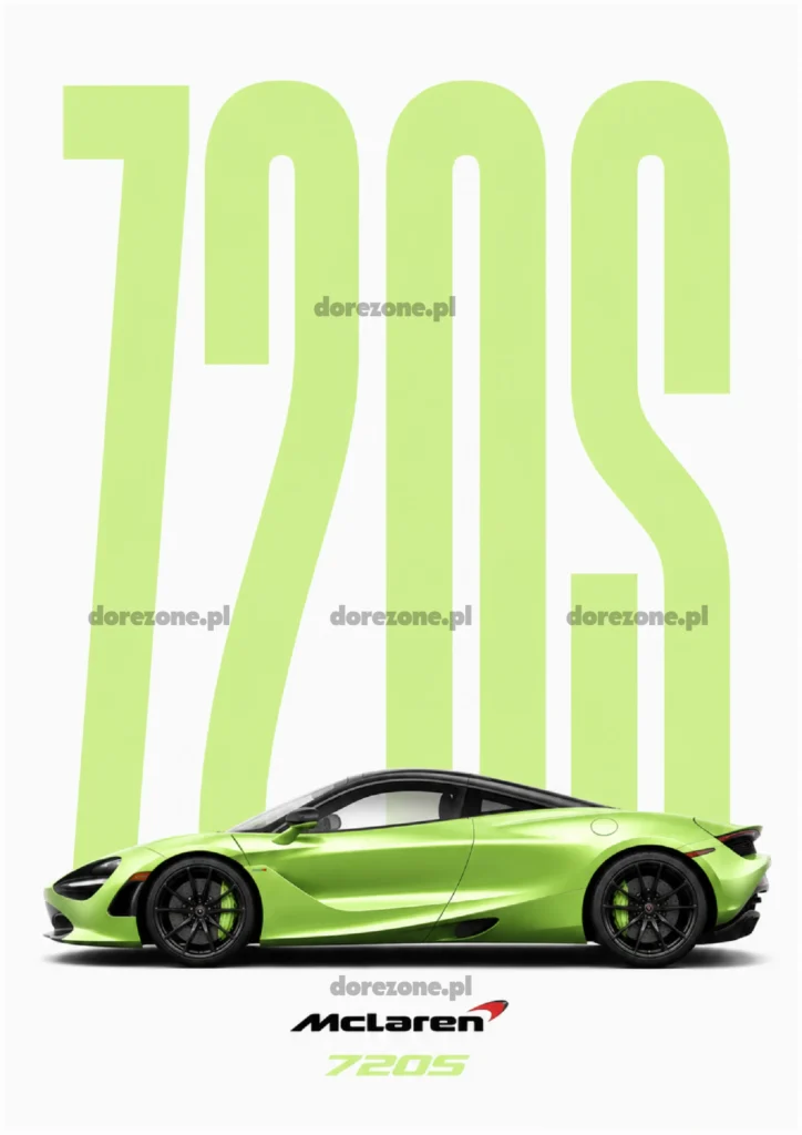 SideCar Plakat B2 McLaren 720S