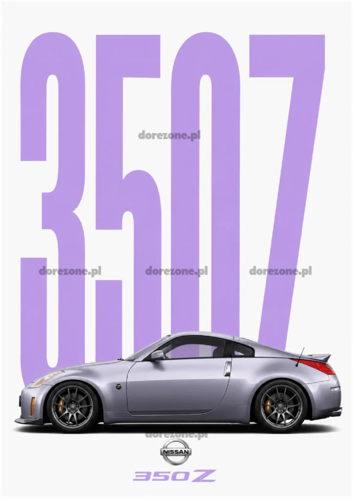 SideCar Plakat B2 Nissan 350Z