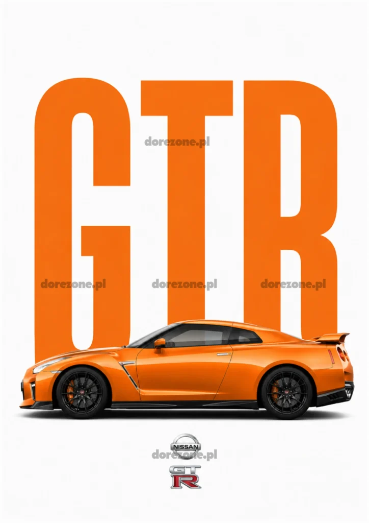 SideCar Plakat B2 Nissan GT-R