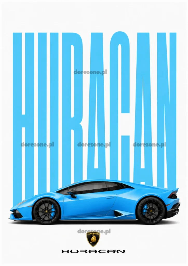 SideCar Plakat B2 Lamborghini Huracan